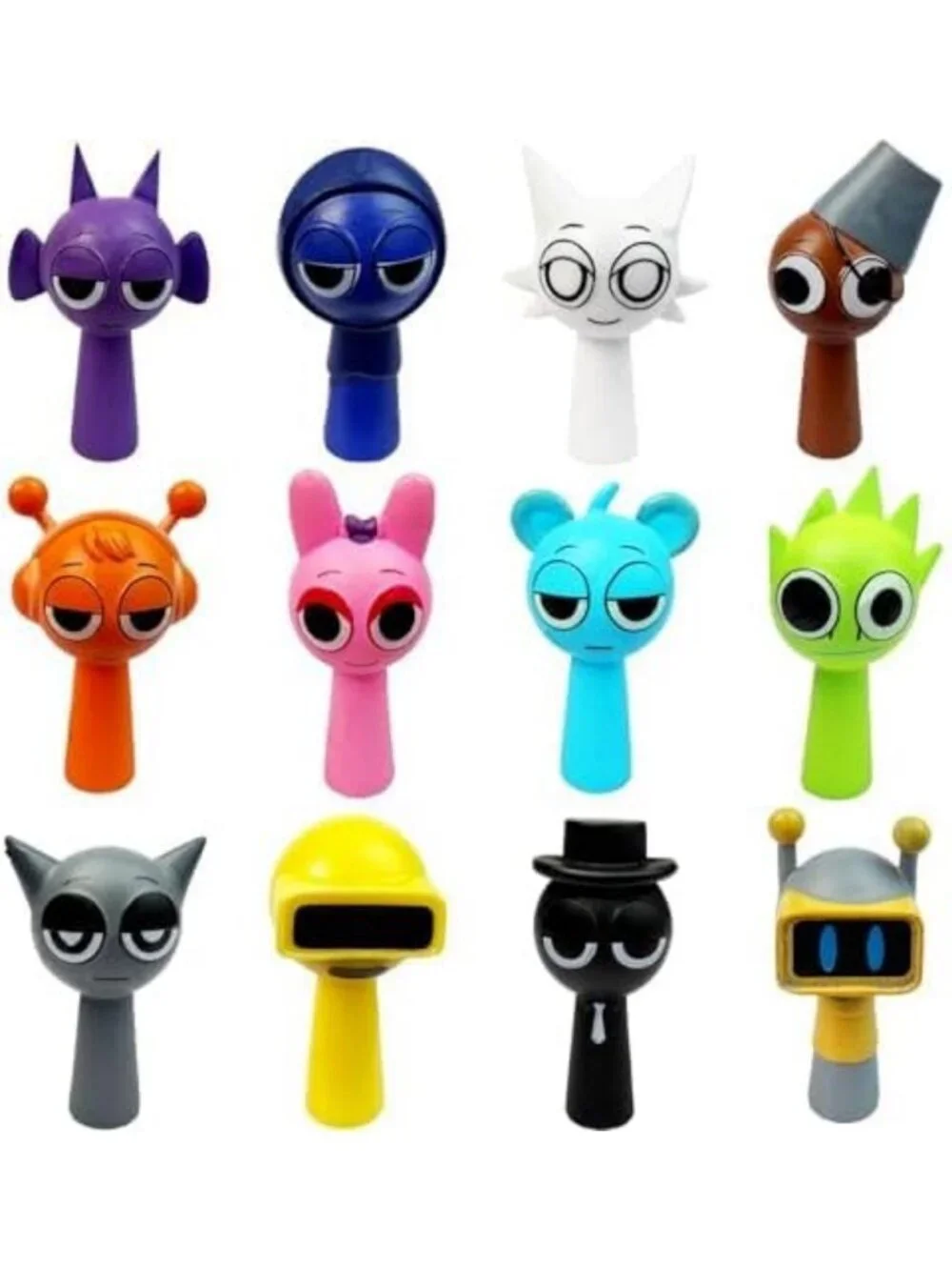 Mystery Box of 12 Action Figures - Fun Office Decor & Collectible Figurines